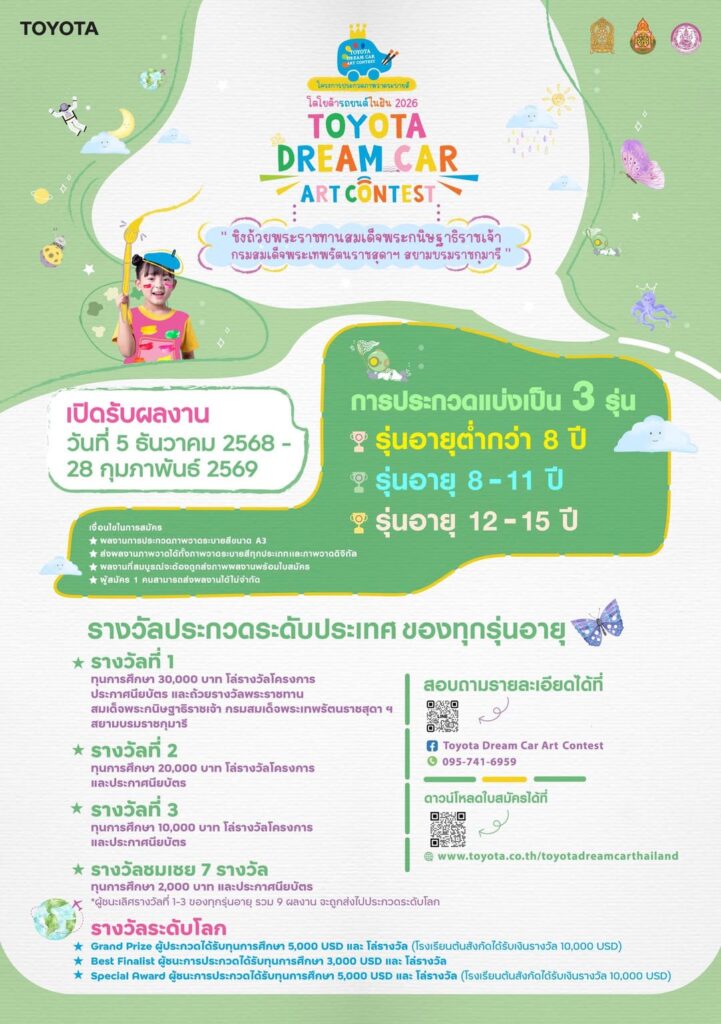 เปิดเวทีล่าฝัน TOYOTA Dream Car Art Contest